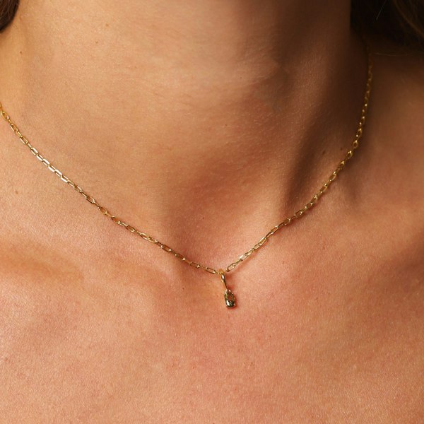 Gold Trip August Birthstone Necklace