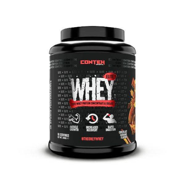 Conteh Sports Whey Elite, Chocolate Caramel - 1980g