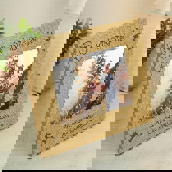 Personalised Memento Company Personalised Simply The Best 6x4 Landscape Wooden Photo Frame