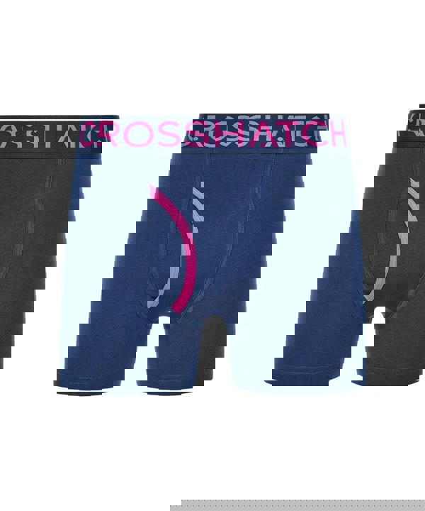 Crosshatch Trioglow Boxers 3pk Navy