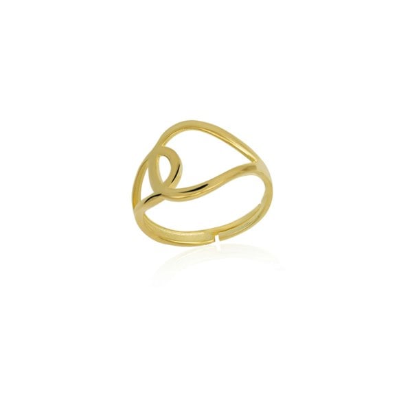 Spero London Intercepting Circles Sterling Silver Statement Signature Ring