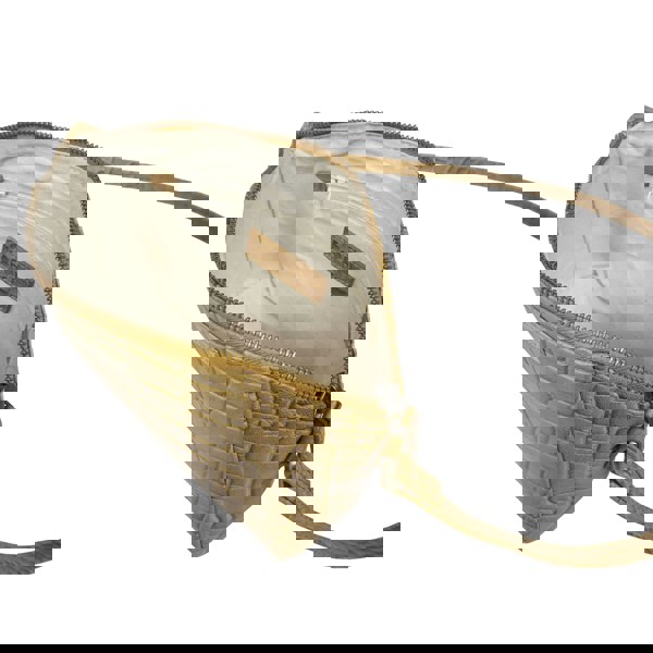 Assots London 'MANDY' Ochre Croc Real Leather Designer Crossbody Bag