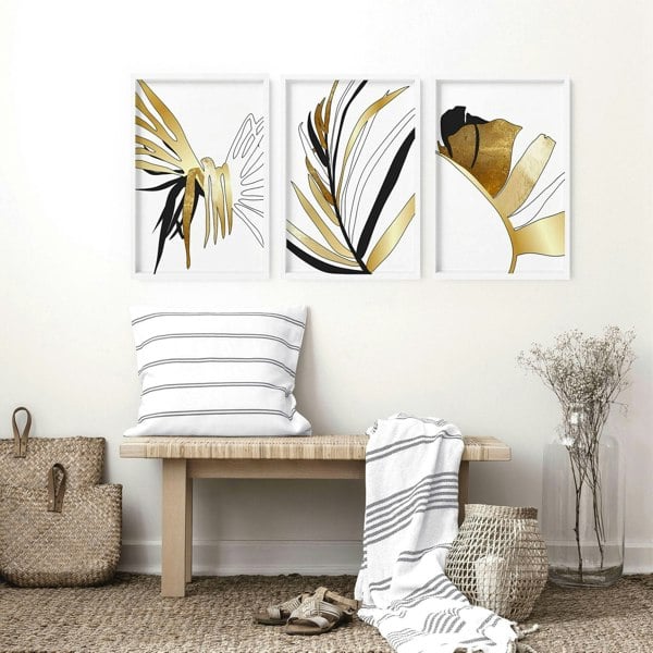 Wall print for living room | set of 3 wall art prints