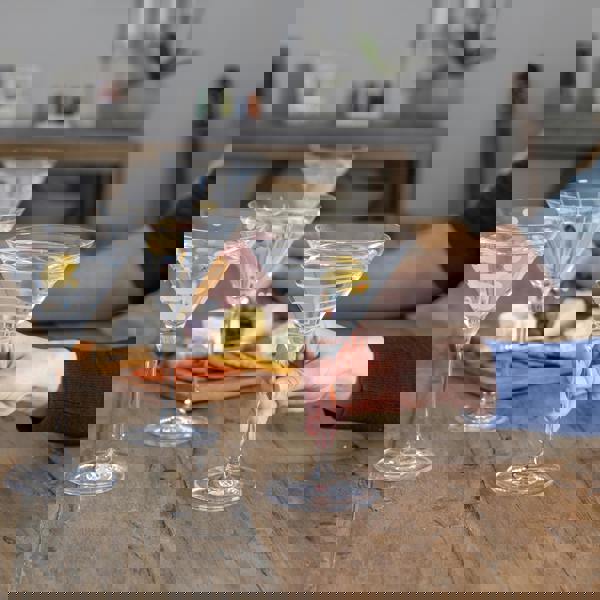 Mikasa Cheers Set of 4 Martini Glasses