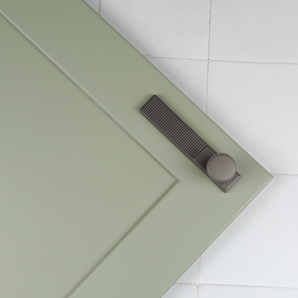 Handle & Home Anthracite Grey Ribbed Detailing Handles and Coordinating Knobs
