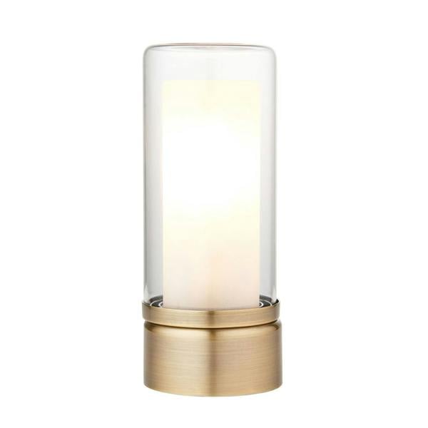 Chepstow Antique Brass & Glass Touch Table Lamp