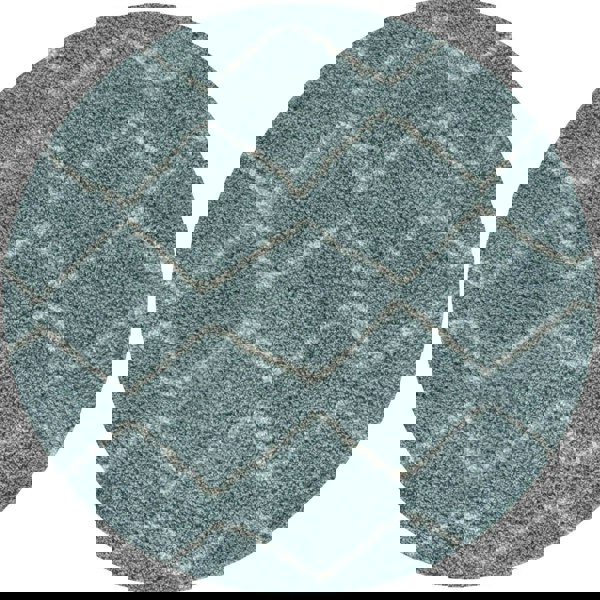 Moroccan-style thick shaggy rug, With a deep 30 mm pile, non-shedding, pet-friendly