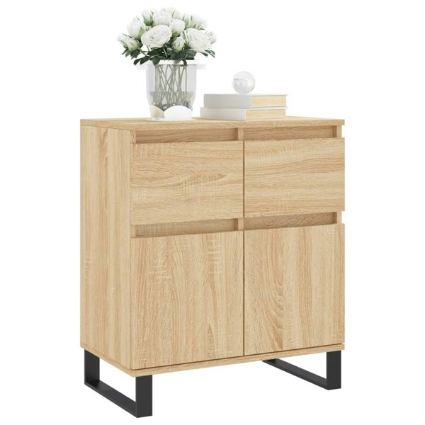 Berkfield Sideboard Sonoma Oak 60x35x70 cm Engineered Wood