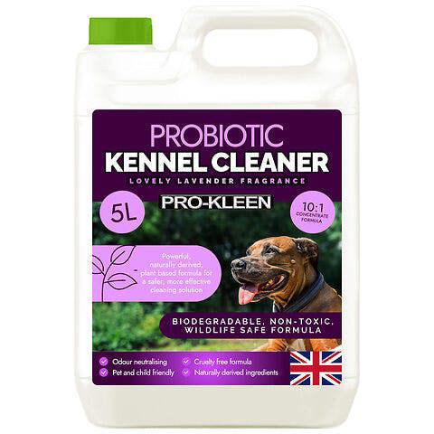 ProKleen Pro-Kleen ProBiotic Kennel Cleaner 5L, Cleans & Neutralises Odours, Biodegradable, Non-Toxic, Wildlife & Pet Safe Lavender