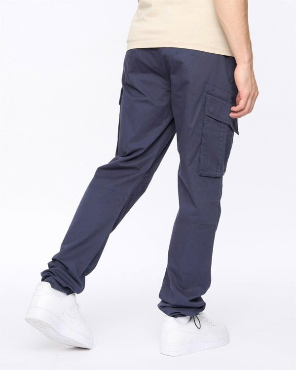 Crosshatch Sidemoore Cargo Pants Navy