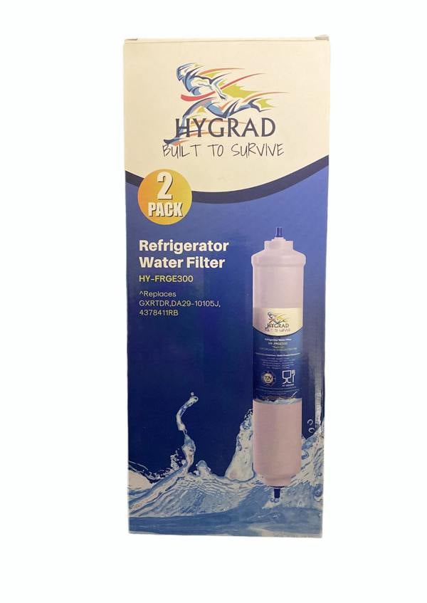HYGRAD BUILT TO SURVIVE HYGRAD® Replacement Fridge Water Filters Replaces GE, Culligan, Samsung, Brita For DA99-02131A, EF-9603 (Pack of 2,3,6 or 12)