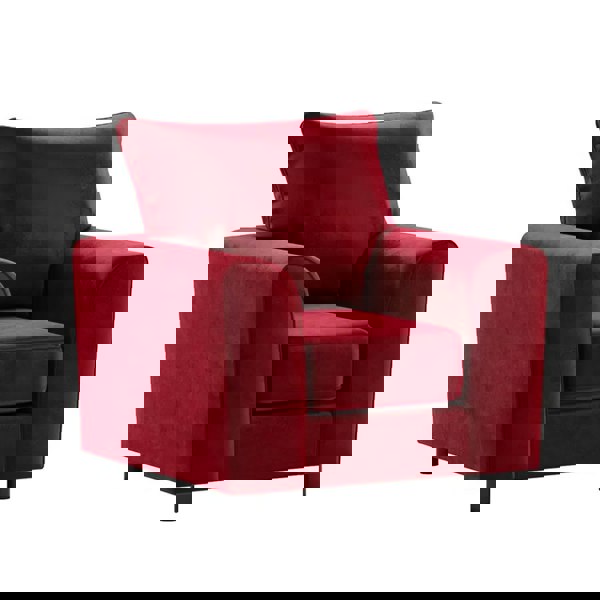 Furnishings For Less Brooklyn Full Foam Plush Velvet Armchair