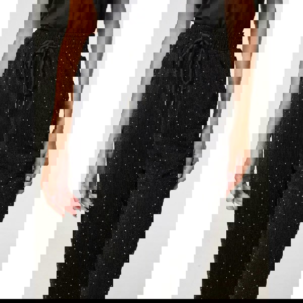 Blue Vanilla Rhinestone Detailed Trousers