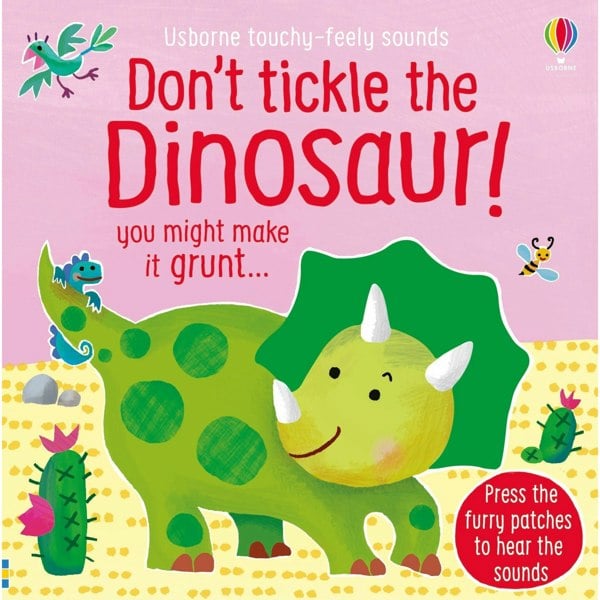 Usborne Don't Tickle Touchy-feely Sound Books Collection 5 Books Set by Sam Taplin Tiger, Lion, Hippo, Crocodile, Dinosaur