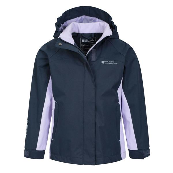 Mountain Warehouse Childrens/Kids Shelly Waterproof Jacket - Navy - 