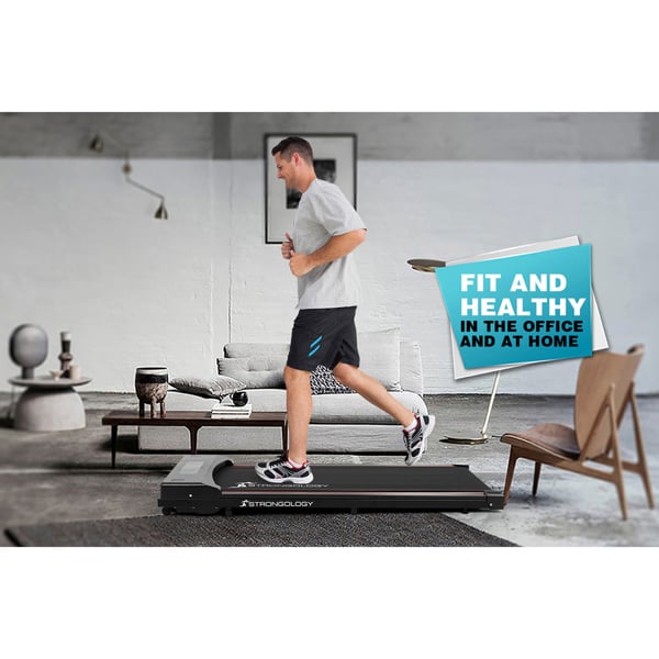 Strongology EVOLUTION  Home & Office Quiet 2.0HP Adjustable Speed 1-6km/h Slimline LED Display Treadmill