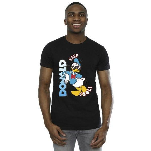 Disney Mens Donald Duck Cool T-Shirt - Black