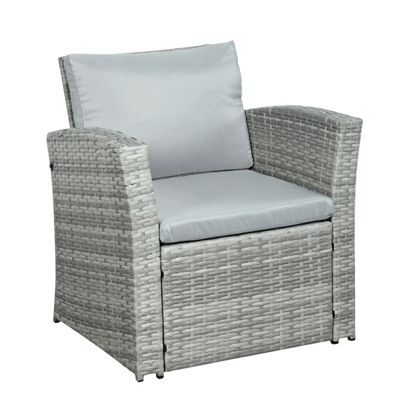 Outdoor Living The Wilmslow 4 Seat Rattan Sofa Lounge Set