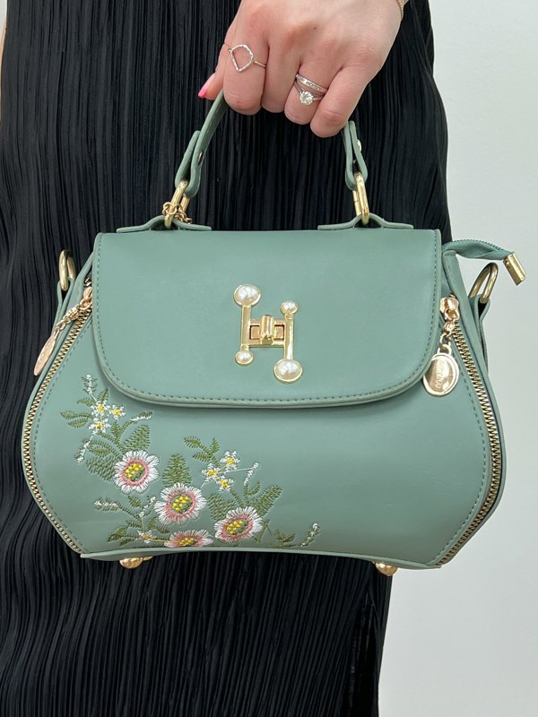 Embroidered Crossbody Bag - svnx
