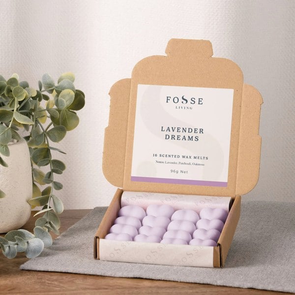 Lavender Dreams Wax Melts - 16 Pack - Fosse Living | Luxury Home Fragrances