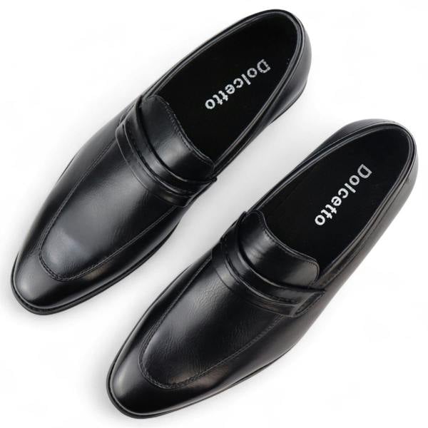 Dolcetto Men's Slip-On Loafers Leather Lined Smart Shoes