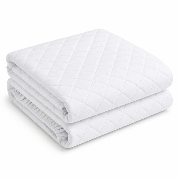 Night Zone Microfibre Quilted Mattress Protector Extra Deep 30cm – Hypoallergenic Breathable Mattress Cover
