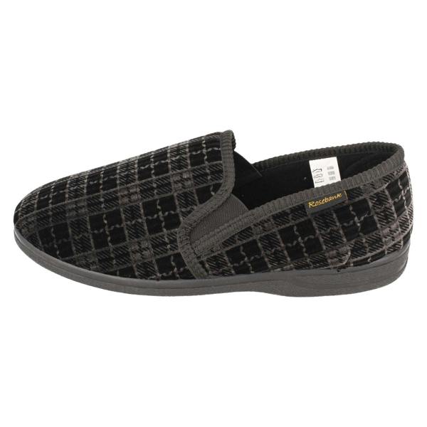 Rosebank Mens Rosebank Twin Gusset Indoor Slippers Jack