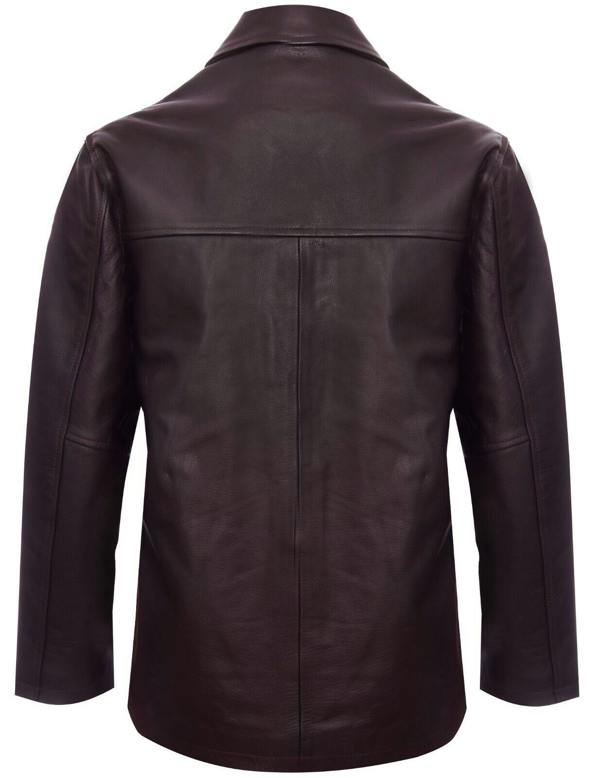 Infinity Leather Mens Classic Cowhide Leather Box Jacket