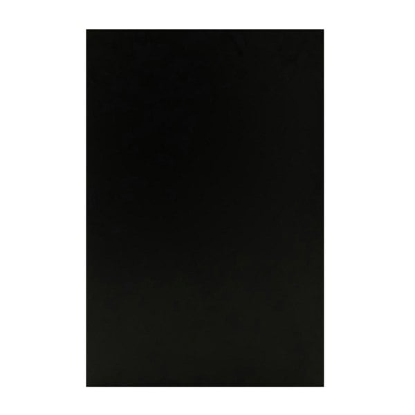 Sleek black LED retail shop counter B1200 with a smooth surface and modern design, ideal for showcasing products in stores