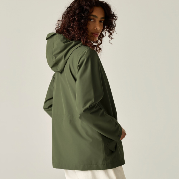 Regatta Womens Bayletta Grid Distress Waterproof Jacket - Four Leaf Clover