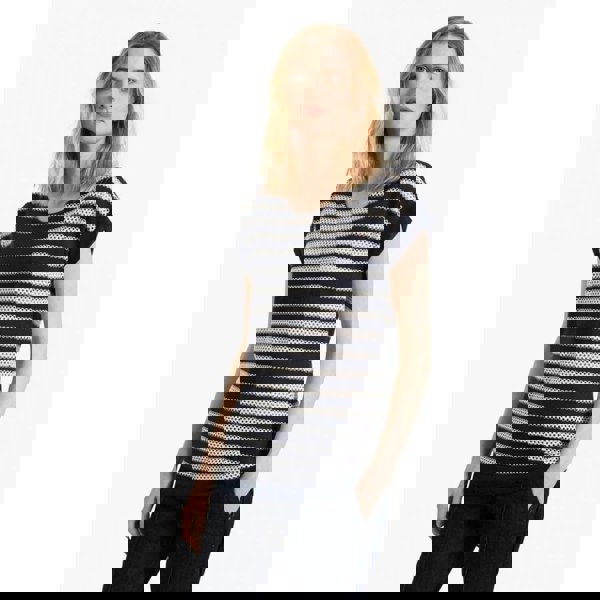 Great Plains Lattice Stripe Womens Tee