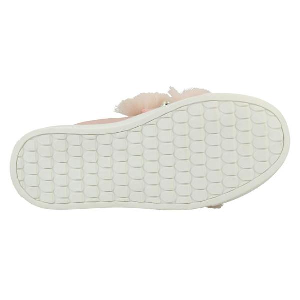 Spot On Girls Spot On Faux Pearl Strap Fur Trim Shoes