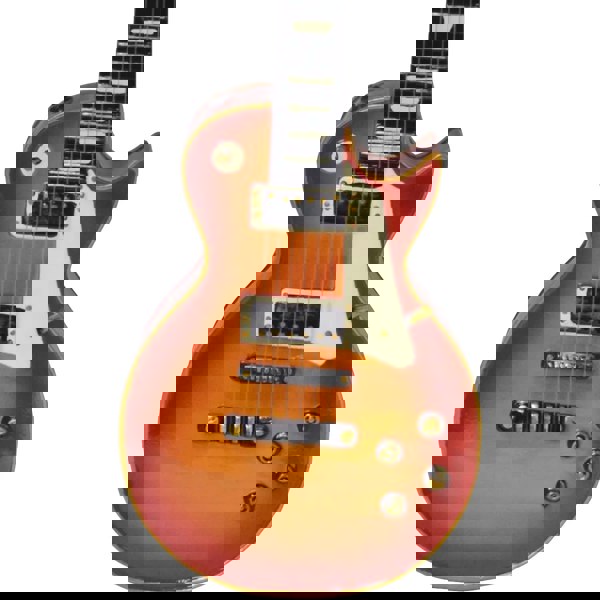 Maison des Cadeaux Sunburst Les Paul Guitar-Style Portable Speaker