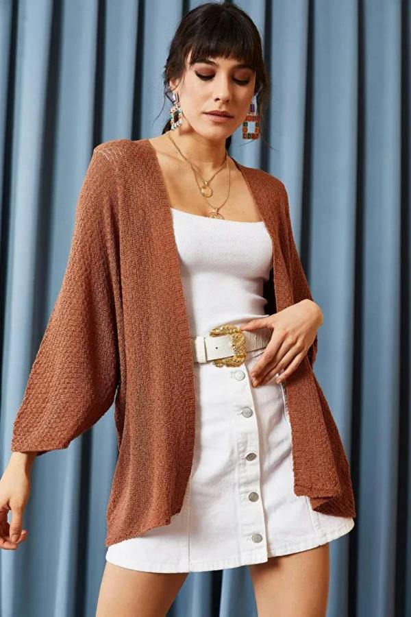 Hoxton Gal Batwing Sleeve Cozy Cardigan