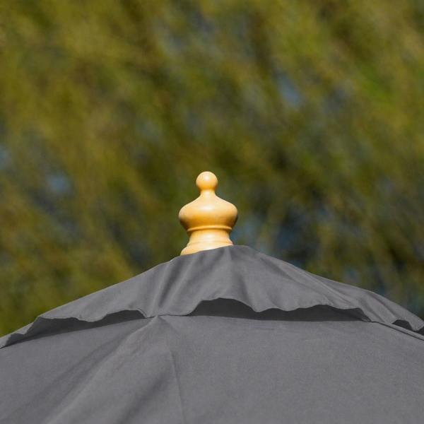 The Garden Marketplace 3m Premium Hardwood Garden Parasol Umbrella