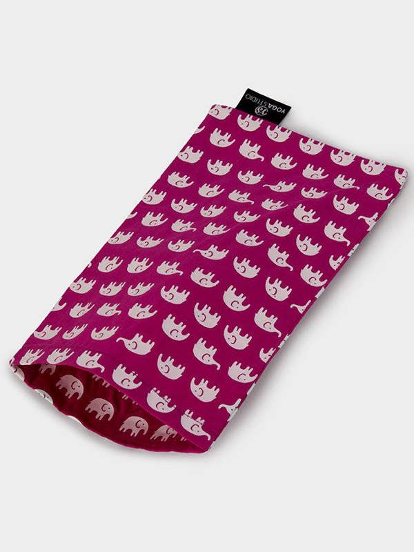 Yoga Studio Eye Pillow Elephant Covers - Violet Elephant