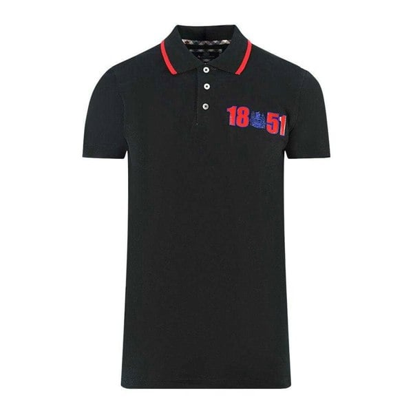 Aquascutum Unisex Adult London 1851 Polo Shirt - Black