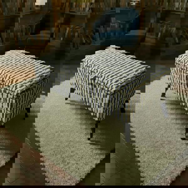 Upholstered Ottoman Storage Bench – Multi - Purpose Footstool, Seat & Coffee Table with Hidden Storage - ISTOOLS