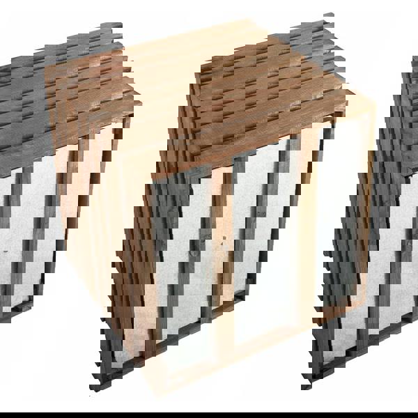 Cerland Lign Z Square Slatted Planter 50cm x 50cm 95L Modern Garden Planter