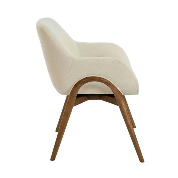 Angel Cerdá Beige fabric chair 4197