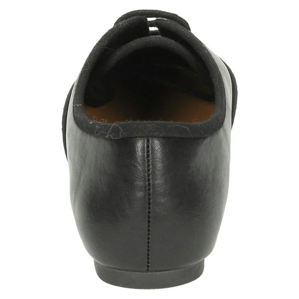 Spot On Ladies Spot On Smart Brogue Style Shoes