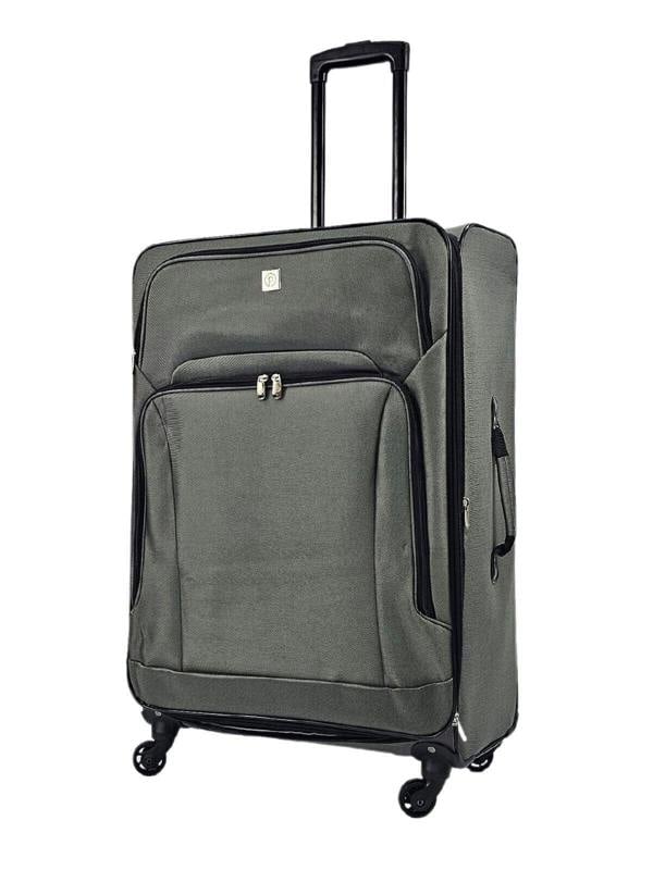 Infinity Luggage Lightweight Soft Shell Luggage Suitcase Travel Set