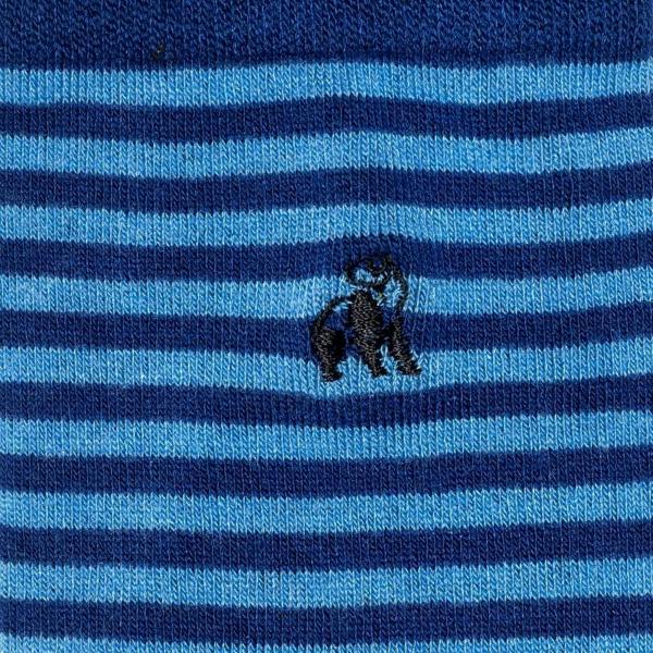 Swole PandaSocks SingleNarrow Stripes Bamboo Socks, Blue/navyBoxers & Briefs