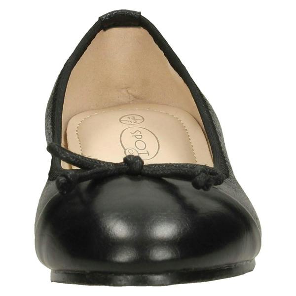 Spot On Girls Spot On Bow Detailed Ballerina Shoes