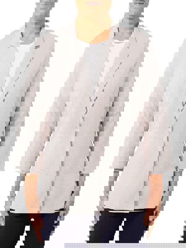 PennyPlain Front Button Jacket - Cloud