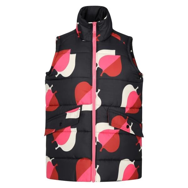 Regatta Womens/Ladies Orla Kiely Elm Leaf Gilet - Shadow/Pink - 