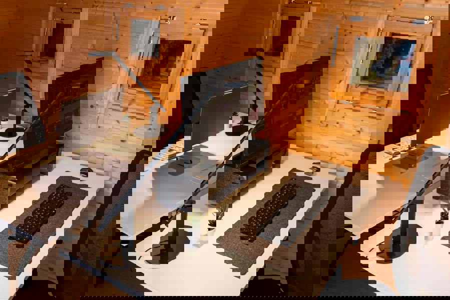 Durable Premium Felt Monitor Riser Laptop Stand | Height-Adjustable Shelf