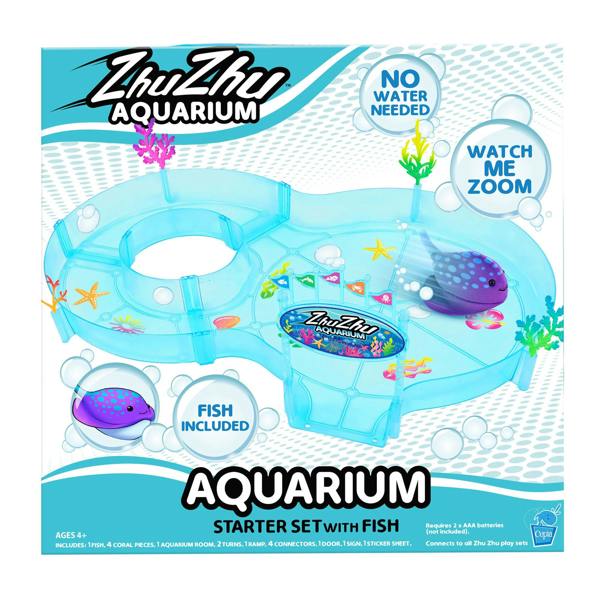 Zhu Zhu Pets - Zhu Zhu Aquarium Figure of 8 Starter Playset WITH Fish