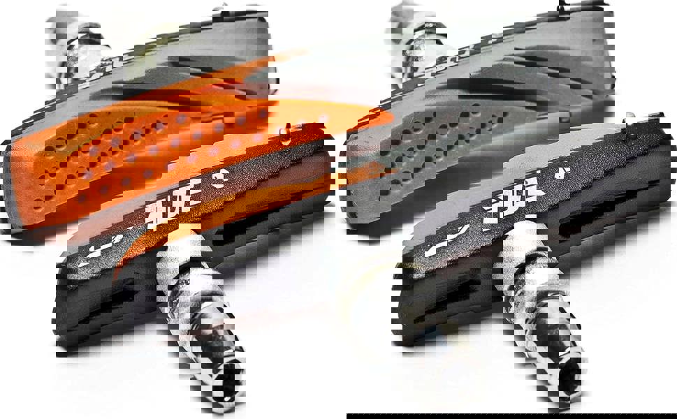 Awe Two Tone Contour Design 72mm Brake Pads Grey/Orange