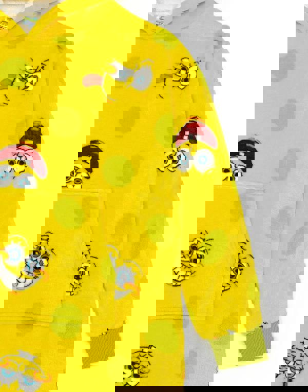 SpongeBob SquarePants Unisex Kids Yellow Character Face Blanket Hoodie